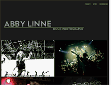 Tablet Screenshot of abbylinnemusicphoto.com